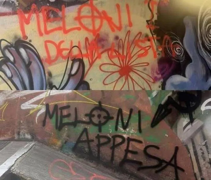 A Firenze scritte choc con minacce a Meloni: 