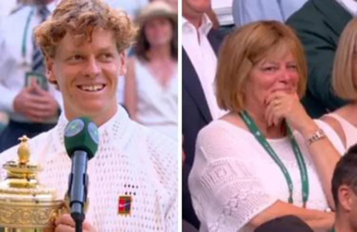 Sinner, il trionfo a Wimbledon e la fuga di mamma Siglinde: 