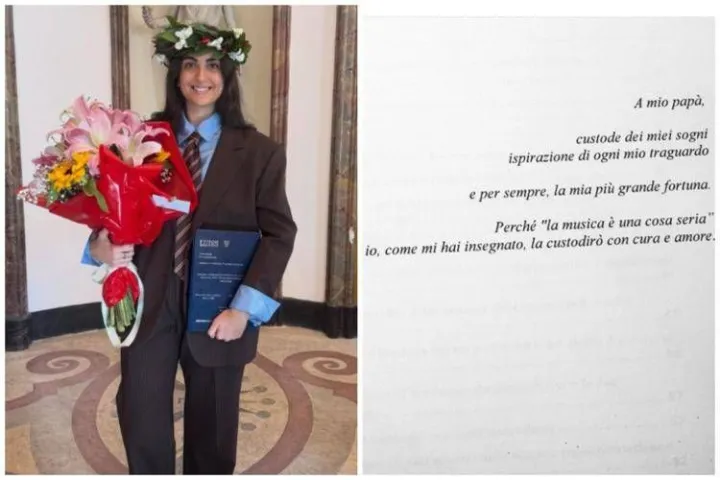 La figlia di Pino Daniele si laurea e dedica la tesi al padre: 